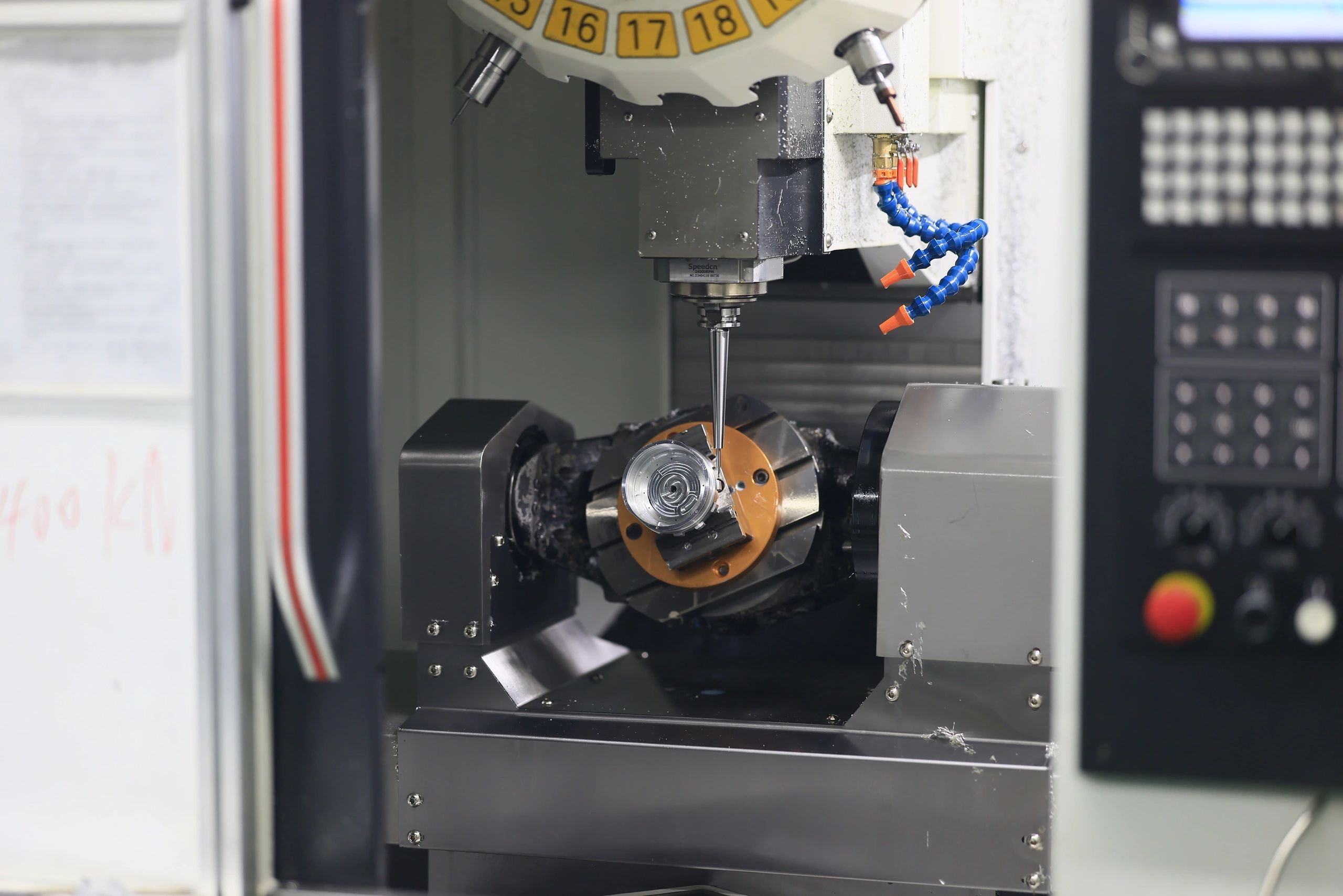 5-axis machined 6061 aluminium reducer housing for a humanoid-robot joint